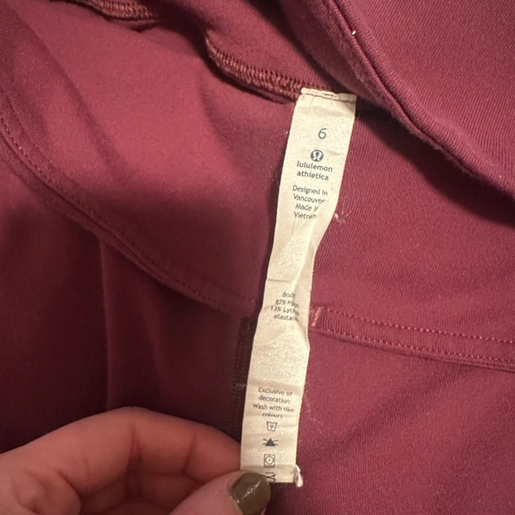 lululemon athletica Maroon Wide Leg Pants - Picture 4 of 4